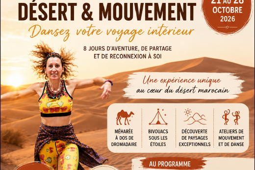 Désert & Mouvement – Maroc octobre 2026